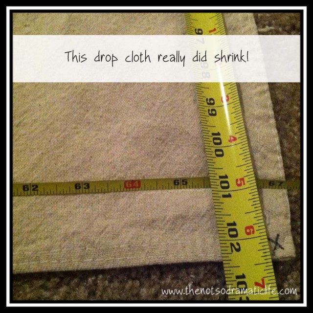 Drop Cloth Shrinks