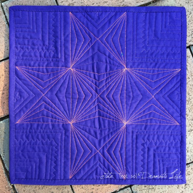 Charity Quilt 2018 Individual Block back