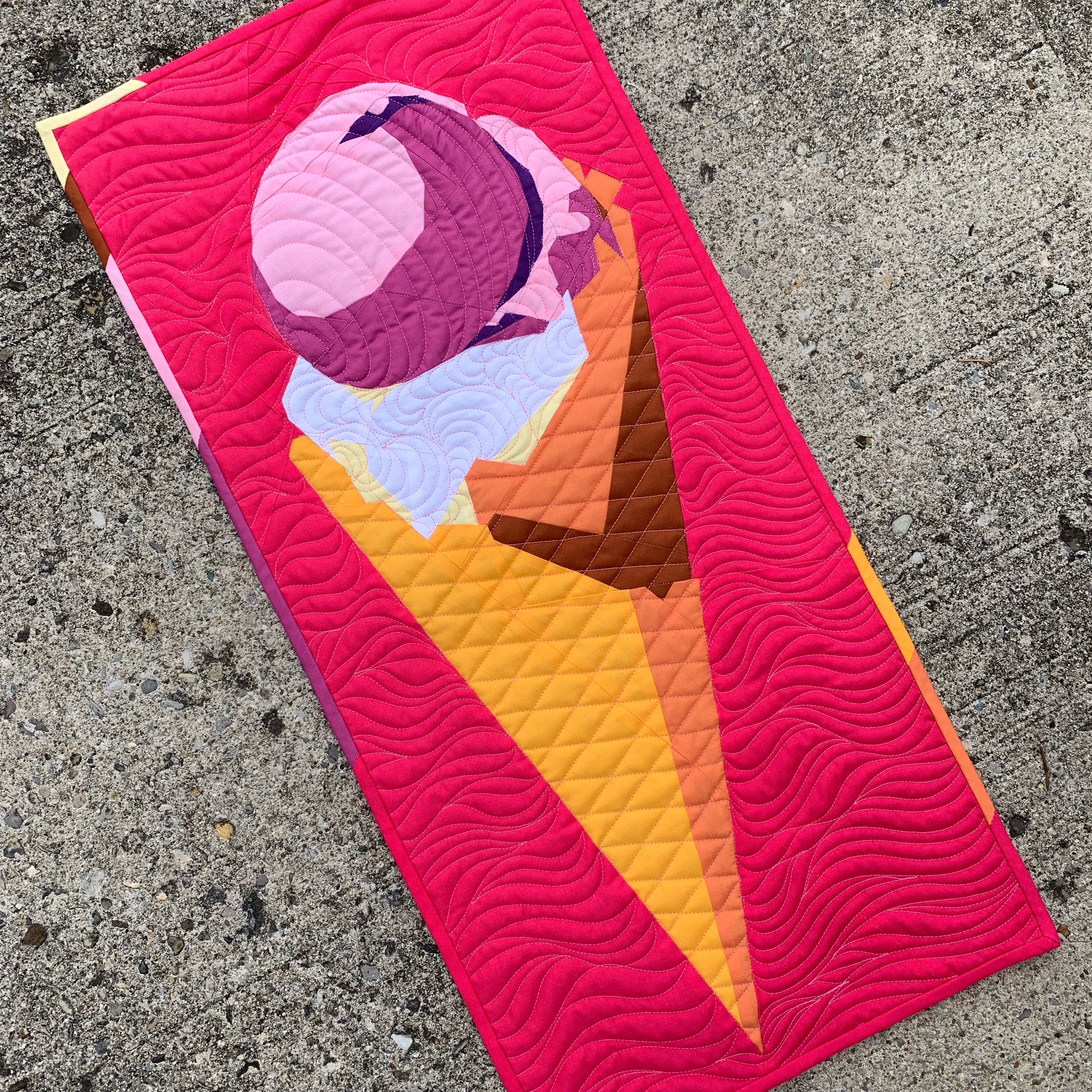 Ice Cream Quilt- Digital Download