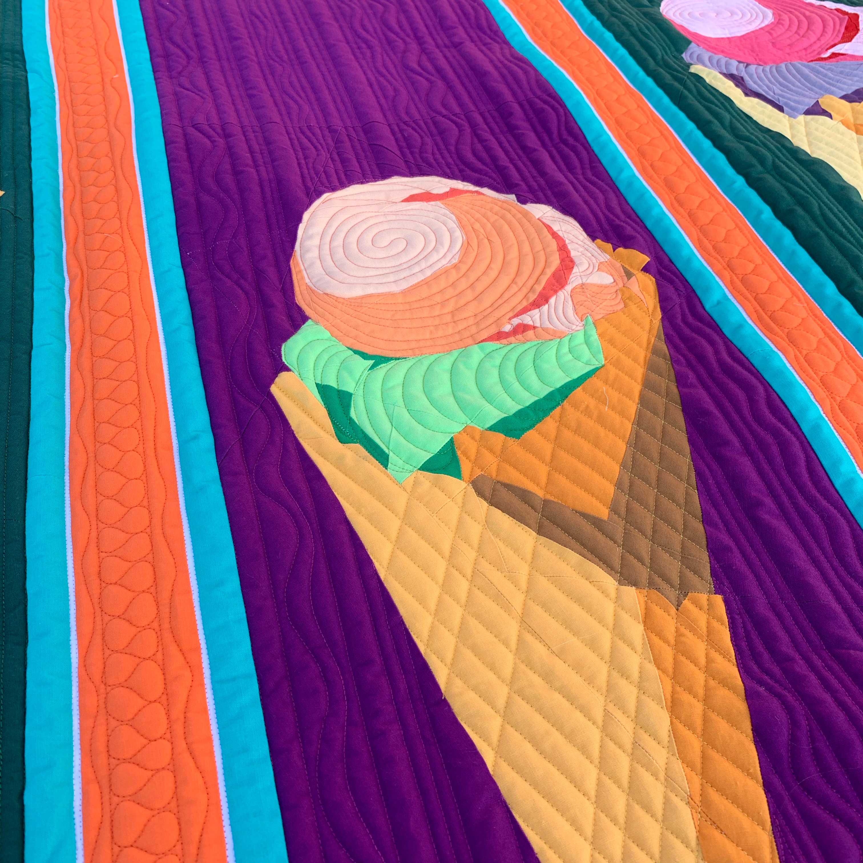 Ice Cream Quilt- Digital Download