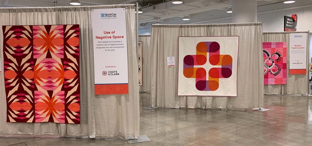 The show floor at QuiltCon 2023