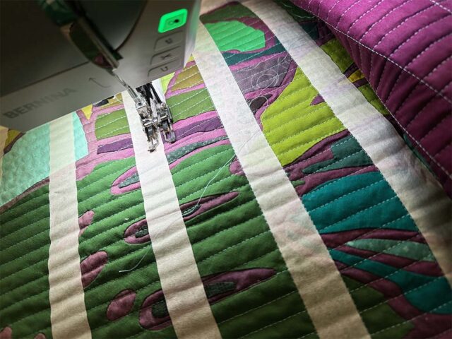 How to do Straight Line Quilting Using a Walking Foot – The (not so ...